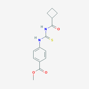 Methyl 4-({[(cyclobutylcarbonyl)amino]carbothioyl}amino)benzoate