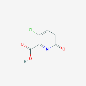 molecular formula C6H4ClNO3 B3193120 3-Chloro-6-oxo-5,6-dihydropyridine-2-carboxylic acid CAS No. 68160-46-3
