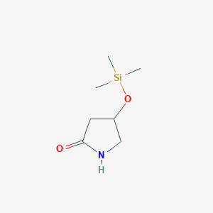 2-Pyrrolidinone, 4-[(trimethylsilyl)oxy]-
