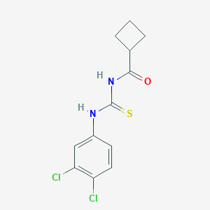 N-[(3,4-dichlorophenyl)carbamothioyl]cyclobutanecarboxamide