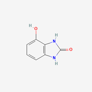 molecular formula C7H6N2O2 B3193187 4-hydroxy-1H-benzo[d]imidazol-2(3H)-one CAS No. 69053-50-5