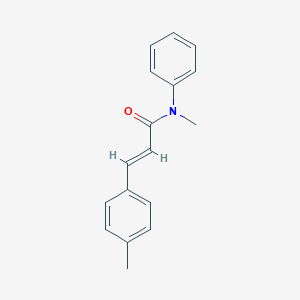 molecular formula C17H17NO B319321 N-methyl-3-(4-methylphenyl)-N-phenylacrylamide 
