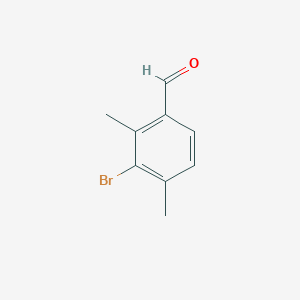 molecular formula C9H9BrO B3193225 3-Bromo-2,4-dimethylbenzaldehyde CAS No. 693285-59-5