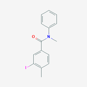 molecular formula C15H14INO B319323 3-iodo-N,4-dimethyl-N-phenylbenzamide 