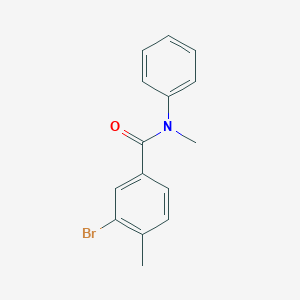 molecular formula C15H14BrNO B319325 3-bromo-N,4-dimethyl-N-phenylbenzamide 