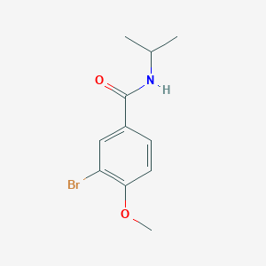 molecular formula C11H14BrNO2 B319326 3-bromo-N-isopropyl-4-methoxybenzamide 