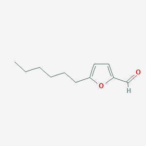 molecular formula C11H16O2 B3193282 5-Hexyl-2-furaldehyde CAS No. 7011-80-5