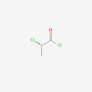 molecular formula C3H4Cl2O B3193286 (2S)-2-chloropropanoyl chloride CAS No. 70110-24-6