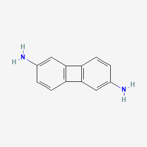 molecular formula C12H10N2 B3193295 Biphenylene-2,6-diamine CAS No. 70468-22-3