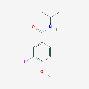 molecular formula C11H14INO2 B319330 3-iodo-N-isopropyl-4-methoxybenzamide 