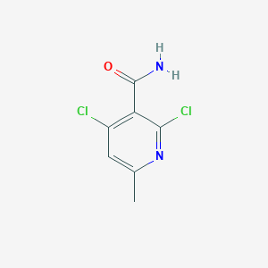 molecular formula C7H6Cl2N2O B3193314 2,4-Dichloro-6-methylnicotinamide CAS No. 70593-58-7