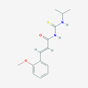 molecular formula C14H18N2O2S B319332 N-isopropyl-N'-[3-(2-methoxyphenyl)acryloyl]thiourea 