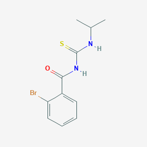 molecular formula C11H13BrN2OS B319336 2-bromo-N-(propan-2-ylcarbamothioyl)benzamide 