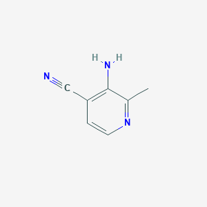 molecular formula C7H7N3 B3193366 3-Amino-2-methylpyridine-4-carbonitrile CAS No. 71058-43-0