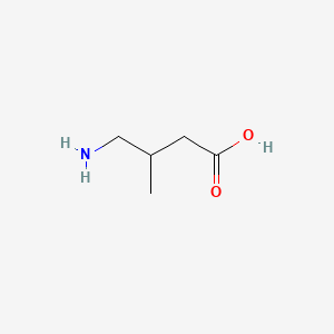 molecular formula C5H11NO2 B3193378 4-Amino-3-methylbutanoic acid CAS No. 71135-23-4