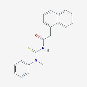 molecular formula C20H18N2OS B319341 N-methyl-N'-(1-naphthylacetyl)-N-phenylthiourea 