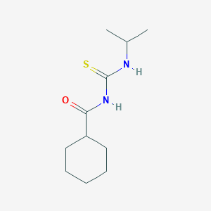 molecular formula C11H20N2OS B319348 N-(propan-2-ylcarbamothioyl)cyclohexanecarboxamide 