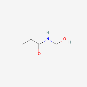 molecular formula C4H9NO2 B3193482 N-(hydroxymethyl)propanamide CAS No. 7208-95-9
