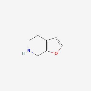 molecular formula C7H9NO B3193491 4,5,6,7-Tetrahydrofuro[2,3-C]pyridine CAS No. 721927-08-8
