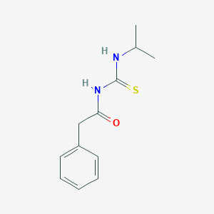 molecular formula C12H16N2OS B319350 N-isopropyl-N'-(phenylacetyl)thiourea 