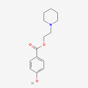 molecular formula C14H19NO3 B3193502 2-Piperidin-1-ylethyl 4-hydroxybenzoate CAS No. 72232-71-4