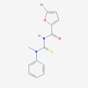 molecular formula C13H11BrN2O2S B319351 N'-(5-bromo-2-furoyl)-N-methyl-N-phenylthiourea 