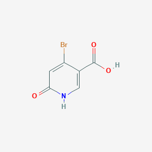 molecular formula C6H4BrNO3 B3193565 4-Bromo-6-hydroxynicotinic acid CAS No. 73027-78-8