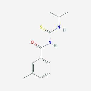 molecular formula C12H16N2OS B319360 3-methyl-N-(propan-2-ylcarbamothioyl)benzamide 