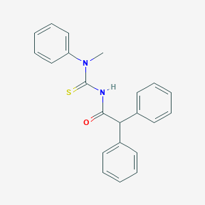 molecular formula C22H20N2OS B319365 N-[methyl(phenyl)carbamothioyl]-2,2-diphenylacetamide 