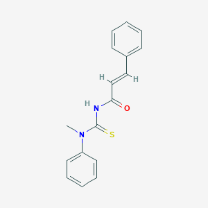 molecular formula C17H16N2OS B319367 N'-cinnamoyl-N-methyl-N-phenylthiourea 