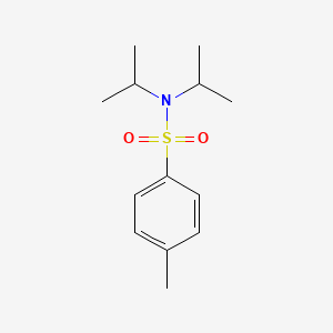 molecular formula C13H21NO2S B3193671 4-methyl-N,N-di(propan-2-yl)benzenesulfonamide CAS No. 73732-23-7