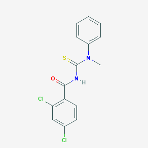 2,4-dichloro-N-[methyl(phenyl)carbamothioyl]benzamide