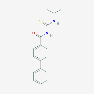 4-phenyl-N-(propan-2-ylcarbamothioyl)benzamide