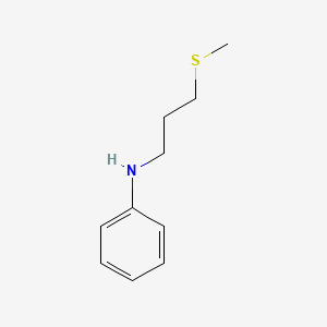 molecular formula C10H15NS B3193710 N-[3-(Methylsulfanyl)propyl]aniline CAS No. 74148-98-4