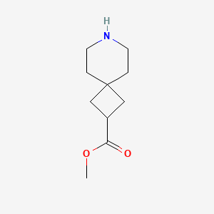 molecular formula C10H17NO2 B3193711 Methyl 7-azaspiro[3.5]nonane-2-carboxylate CAS No. 741729-99-7
