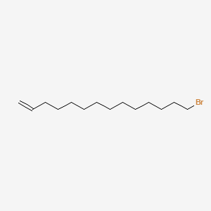 molecular formula C14H27B B3193720 14-溴-1-十四烯 CAS No. 74646-31-4