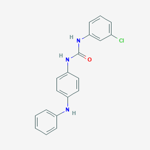 molecular formula C19H16ClN3O B319373 N-(4-anilinophenyl)-N'-(3-chlorophenyl)urea 