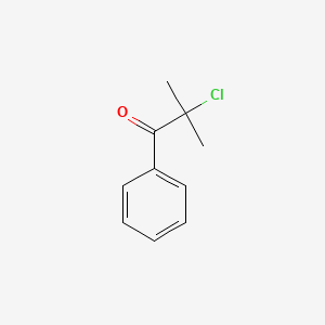 molecular formula C10H11ClO B3193739 1-Propanone, 2-chloro-2-methyl-1-phenyl- CAS No. 7473-99-6