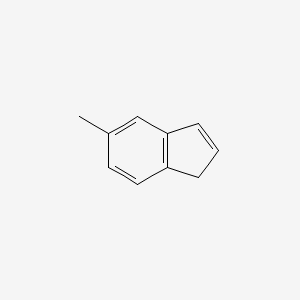 molecular formula C10H10 B3193750 5-Methyl-1H-indene CAS No. 7480-80-0