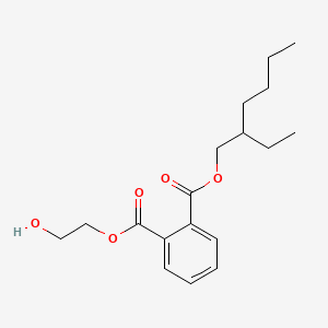 molecular formula C18H26O5 B3193754 2-Ethylhexyl 2-hydroxyethyl benzene-1,2-dicarboxylate CAS No. 7487-13-0