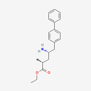 molecular formula C20H25NO2 B3193779 (2R,4S)-ethyl 5-([1,1'-biphenyl]-4-yl)-4-aMino-2-Methylpentanoate CAS No. 752174-62-2