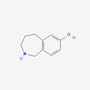molecular formula C10H13NO B3193797 2,3,4,5-Tetrahydro-1h-benzo[c]azepin-7-ol CAS No. 754184-91-3