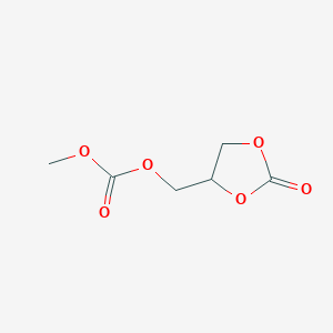 molecular formula C6H8O6 B3193894 Methyl (2-oxo-1,3-dioxolan-4-yl)methyl carbonate CAS No. 76913-29-6