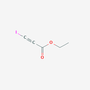 molecular formula C5H5IO2 B3193934 2-Propynoic acid, 3-iodo-, ethyl ester CAS No. 77190-24-0