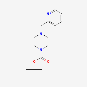 molecular formula C15H23N3O2 B3193947 tert-butyl 4-((Pyridin-2-yl)methyl)piperazine-1-carboxylate CAS No. 77278-93-4