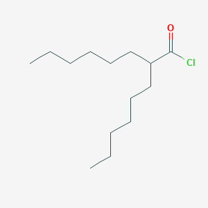 molecular formula C14H27ClO B3194000 Octanoyl chloride, 2-hexyl- CAS No. 77582-73-1