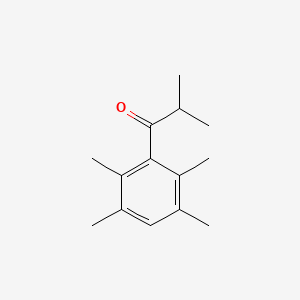 molecular formula C14H20O B3194019 Propiophenone, 2,2',3',5',6'-pentamethyl- CAS No. 778-40-5