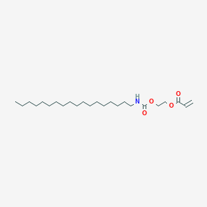 molecular formula C24H45NO4 B3194049 2-Propenoic acid, 2-[[(octadecylamino)carbonyl]oxy]ethyl ester CAS No. 78433-08-6