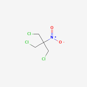 molecular formula C4H6Cl3NO2 B3194119 1,3-Dichloro-2-(chloromethyl)-2-nitropropane CAS No. 79437-10-8