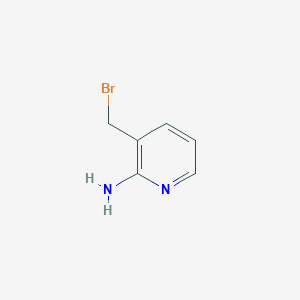 molecular formula C6H7BrN2 B3194137 3-(Bromomethyl)pyridin-2-amine CAS No. 802022-95-3